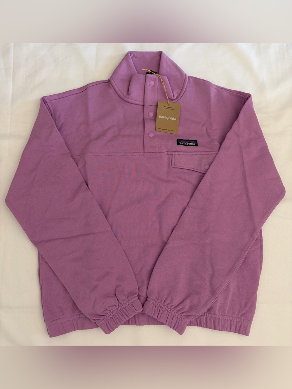 Patagonia Daily Snap-T Pullover P/O Women's Size S Brisk Purple - Picture 5 of 11